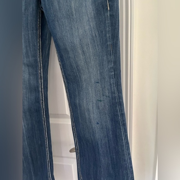 INC women’s jeans W 30 L 31 regular fit boot leg blue - Picture 2 of 6